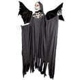 thumbnail image 4 of Northlight Animated Skeletal Reaper with Lights and Sound Halloween Decoration - 66", 4 of 10