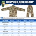 thumbnail image 4 of Disfraz militar para niños, de soldado, para Halloween, talla L, 8-10 años, 4 of 7