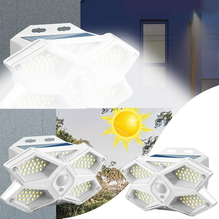 

Nehiwhazk Solar Lights For Outside Yard Fence Porch And Garage Solar Wall Lights Solar Powered Outdoor Lights Body Sensing Outdoor Decorative Low Light Sensor Solar Light
