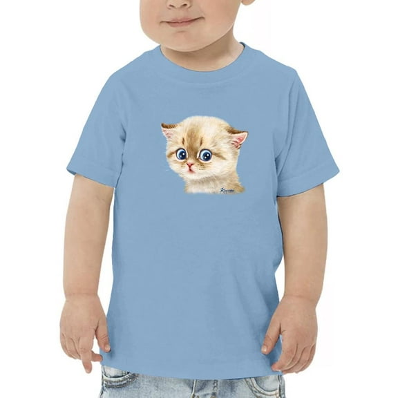 Adorable Kitten T-Shirt Toddler -Kayomi Harai Designs, 2 Toddler