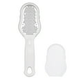 thumbnail image 1 of Graflsoa Stainless Steel Foot Callus Remover with Lid, Anti-Splash Pedicure File, White, OPP Bag Packaging, 1 of 6