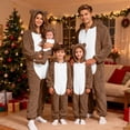 thumbnail image 2 of Shadoumai Women's Fleece Onesie Pajamas Warm Winter Pjs Sherpa One Piece Jumpsuits Hooded Fuzzy Romper with Pockets Sleepwear, 2 of 7