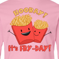 thumbnail image 4 of Inktastic Hooray It's Fry-day with Cute Fries Long Sleeve Youth T-Shirt, 4 of 5