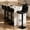 Black, variant on Walktory Bar Stools Set of 4 Swivel Adjustable Bar Chairs Counter Height Khaki