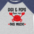 thumbnail image 4 of Inktastic Gigi and Pops Love Me Grandchild Boys or Girls Baby Bodysuit, 4 of 5