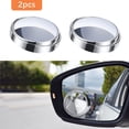 thumbnail image 1 of 2Pcs 360° Rotation Blind Spot Mirrors, Hd Wide Angle With 3M Self-Adhesive Blind Spot Mirrors Adjustable Angle Blind Spot Mirror(Silver), 1 of 5