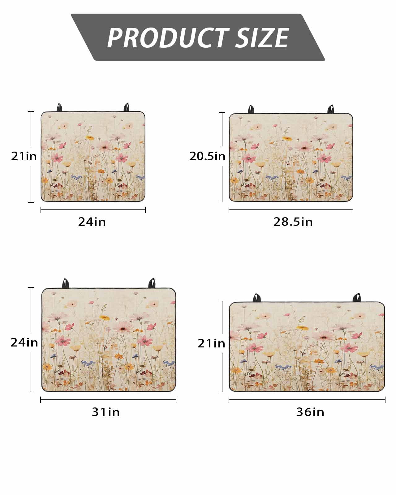 Stove Top Covers for Electric Stove, Pastoral Vintage Botanical Glass Stovetop Cover Protector, Spring Summer Floral Induction Cooktop Protector Oven Mat for Kitchen Countertop 24"x21"