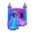 thumbnail image 3 of Pogo Bounce House Crossover Bounce House with Slide, Modular Art Panel, 3 of 8