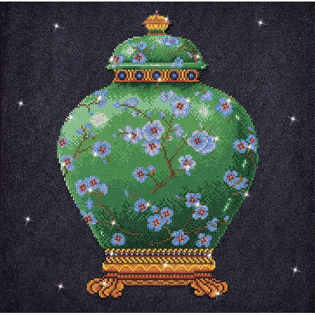 Mary Maxim Green Vase Diamond Dotz - Walmart.com - Walmart.com