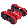 thumbnail image 2 of 4WD 2.4Ghz RC Modelo De Automóvil, 4WD Control Remoto Giratorio De Doble Cara Coche 30m / 98.4ft Distancia De Control Remoto 2 En 1 Control Remoto Stunt Car Para Regalo Para El ANGGREK Rojo, 2 of 8