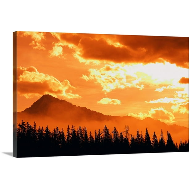 Great BIG Canvas "Magnificent Mountain Range" Canvas Wall Art