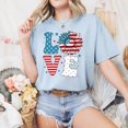 thumbnail image 3 of LOVE Patriotic Shirt | Fourth of July Shirt | Red White and Blue | America T-Shirt, 3 of 3