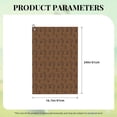 thumbnail image 4 of Pofeuu Western Cactus Print Premium Golf Towel with Carabiner Clip Absorbent Microfiber Waffle Pattern Golf Towel for Golf Bag Trolly Belt Loop, 4 of 8