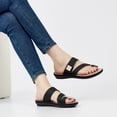 thumbnail image 6 of Ecetana Slide Sandals for Women Flip Flops Comfort Non-Slip Summer Casual Shoes Dressy Beach Sandals, 6 of 6