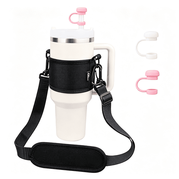 GASTROPOD Tumbler Holder with Strap Water Bottle Holder with Strap Handle | Adjustable Water Bottle Sling Carrier for 30&40Oz Tumblers