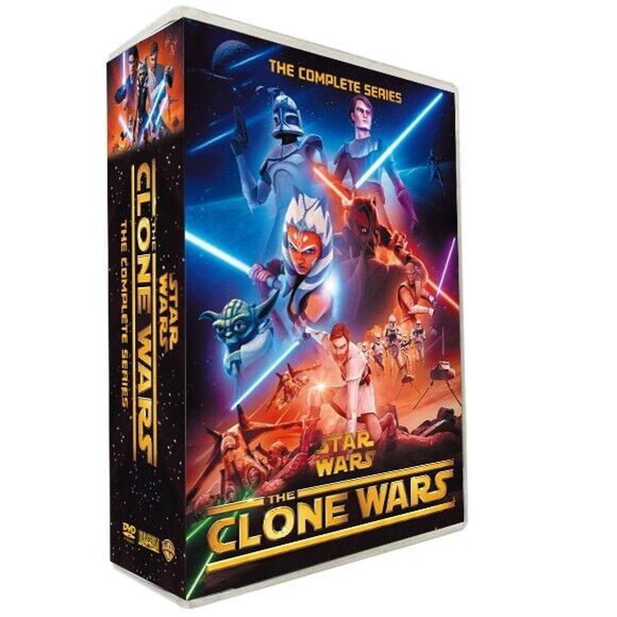 StarWars Clone Wars Complete Series Seasons 1-7 (DVD,25-Disc Set ) New
