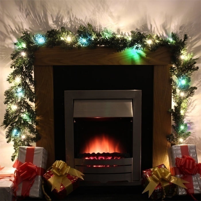 1 8m 2 7m Cream Decorated Garland Christmas Decoration Xmas