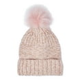 thumbnail image 2 of Time and Tru Adult Women's Knit Hat with Pom Pom, 2-Pack, 2 of 2