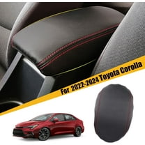 Center Console Armrest Cover PU Leather For 2020-2024 Toyota Corolla Protector