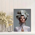 thumbnail image 2 of Qisvanset Money Crown Woman Fashion Poster Canvas Print 15.75x11.81 Inches, 2 of 8