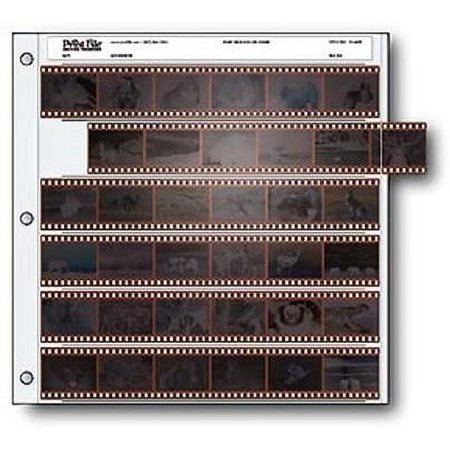 Print File Archival 35mm Size Negative Pages Holds Six Strips of Six Frames Pack of 50