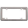 thumbnail image 2 of Cruiser License Plate Frame 20680 Nouveau; Without Design; Black Chrome; Die Cast Zinc, 2 of 2