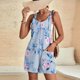thumbnail image 3 of Pantalones Cortos de Mujer Casual Suspender Impresión Pantalones Cortos de Bolsillo, Pantalones Cortos de Mujer con Bolsillos, 3 of 6