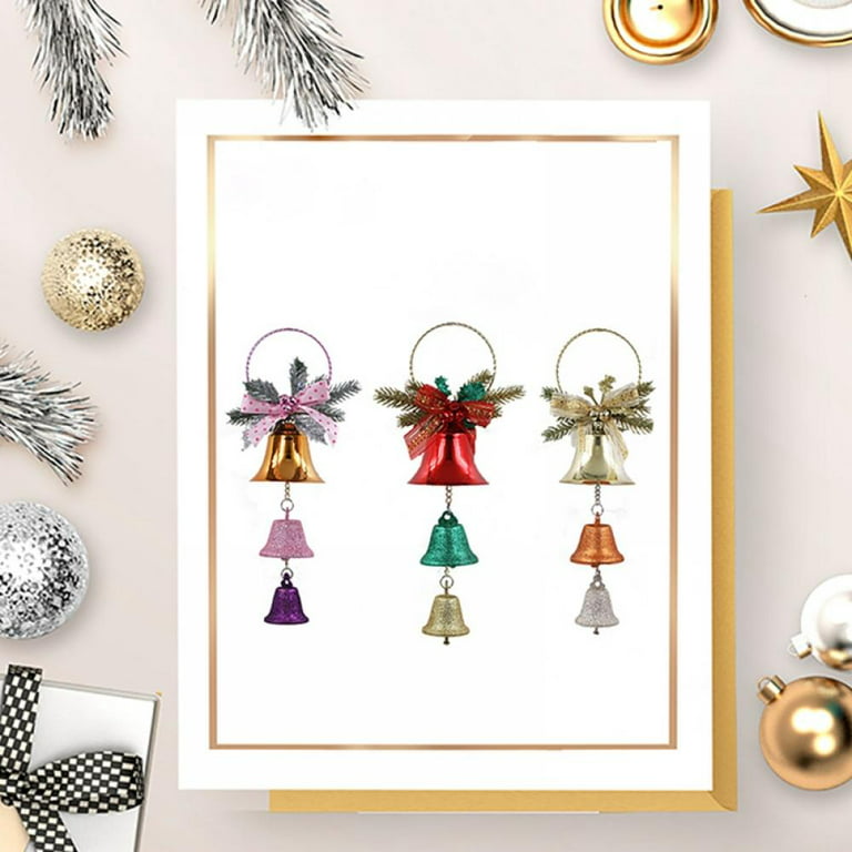 Vintage Christmas Jingle Bells Window Memorial Ornaments Christmas Pendant  Small Craft Bells Hanging Ornament Home Decoration - Christmas Pendant &  Drop Ornaments - AliExpress