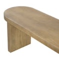 thumbnail image 5 of Christopher Knight Home 62.9" Indoor Dining Bench, 3-Person Wood Seating with Rectangular Legs, 5 of 12