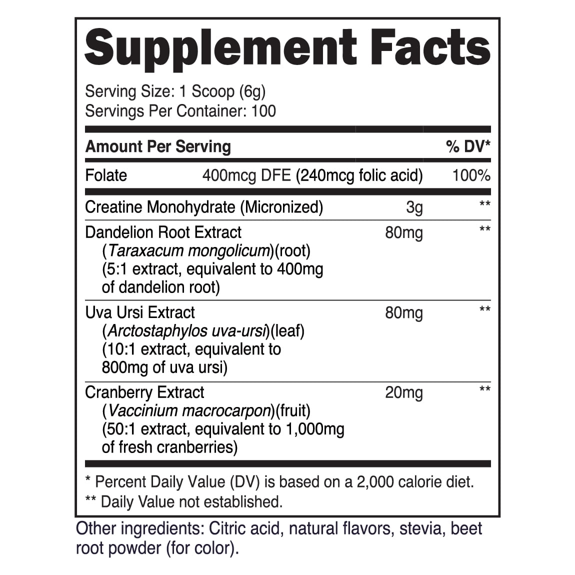 Nutricost Creatine Monohydrate Powder Supplement for Women Strawberry Lemonade, 100 Servings