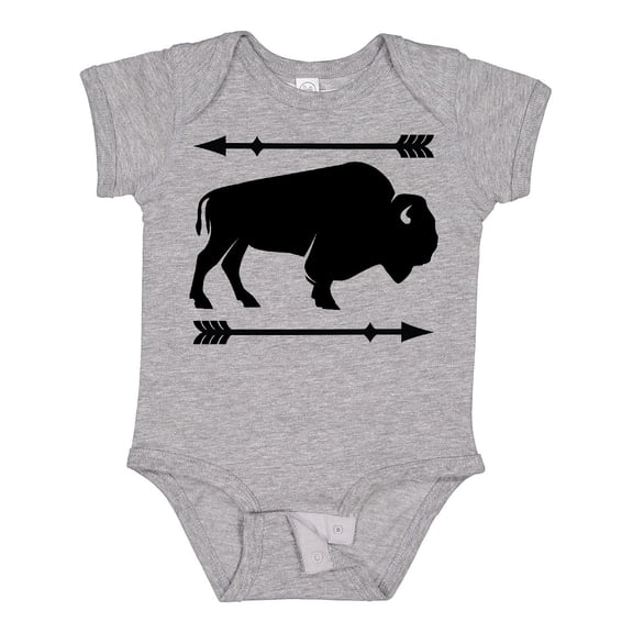 Inktastic Buffalo Cute Animal Western Boys or Girls Baby Bodysuit
