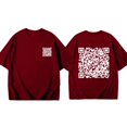 thumbnail image 5 of TSADFHJI Hauts d'Été avec Manches T-Shirts pour Femmes Tee-Shirt Graphique Vêtements d'Été Manches Courtes m Rouge, 5 of 5