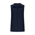 thumbnail image 4 of Inleife Womens Outerwear Vests Women's Solid Color Sleeveless Cotton Jacket Sleeveless Cotton Jacket, 4 of 6