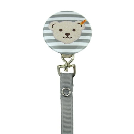 Teddy Bear Face Pacifier Clip
