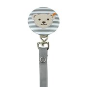 Teddy Bear Face Pacifier Clip