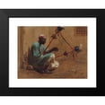 thumbnail image 2 of Frederick Goodall 18x14 Black Modern Framed Museum Art Print Titled - The Kissar Player (1859), 2 of 5