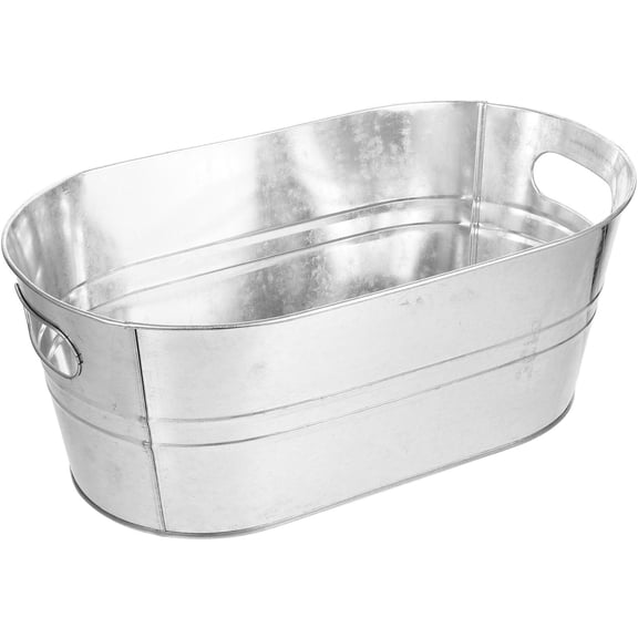 Iron Beer Ice Bucket Cooler Bar Cocktails Drinks Cube Tray Beverages Silver