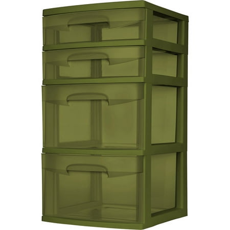 Sterilite 4 Drawer Tower, Set of 2