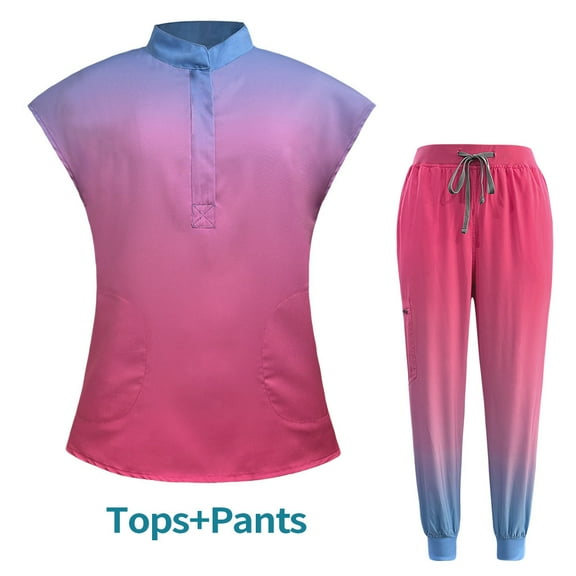 Professional Scrub Set Brushed Fabric Work Uniform for Medical Hospital Nursing Staff Doctor Unisex Comfort Fit Soft Workwear