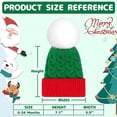 thumbnail image 4 of Yoyauz Christmas Santa Hat for Toddler Baby Soft Warm Baby Beanie Knit Hat, 4 of 5