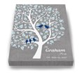 thumbnail image 1 of MuralMax Couples Personalized Tree Canvas Wall Art - Gifts For Parents, Grandparents, Friends - Milestone Occasions, Bridal Showers, Wedding Anniversary, Housewarming - Color - Gray - Size 8 x 10, 1 of 6