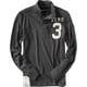 thumbnail image 1 of Aeropostale Aero #3 Camiseta henley de manga larga para hombre, gris, extragrande, 1 of 1
