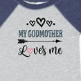thumbnail image 4 of Inktastic My Godmother Loves Me Godchild Boys or Girls Baby Bodysuit, 4 of 5