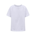 thumbnail image 4 of EnJoCho Kids Cotton Plain T-Shirt Lightweight T Shirt Short Sleeve Boys Girls Tee Tops Classic Casual Shirts for Age 3-14 Years, 4 of 7