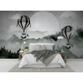 thumbnail image 2 of Muravie Flying Balloons and Scenery Wallpaper, 2 of 3