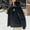Black, variant on Women Oversized Puffer Jacket Hooded Warm Winter Coat Thick Quilted Zip Up Outerwear Flannel Thermal Coat Polar Soft Fleece Casual Loose Fit Streetwear with Pockets