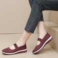 thumbnail image 6 of Fesfesfes Women's Walking Shoes Round Toe Fashion Ventilate Casual Round Head Comfy Casual Shoes 40(7.5), 6 of 9