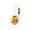 Yellow, variant on Red Portable Pet Care Selfs Righting Cats Toy With Feathers 360 Degree Rolling Sways Lightweight Pet Equipment With Simple Setup And Comfortable Use