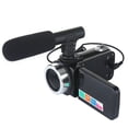 thumbnail image 1 of Cámara de vídeo Videocámara Cámara de vlogueo Full HD con micrófono externo, 1 of 9