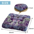 thumbnail image 7 of Retro Paisley Floral Pillow&nbsp;– 22x22 Inch Large Floor Cushion, Dutch Velvet, Soft Support for Yoga, Meditation & Tatami Seating (Chic), 7 of 7